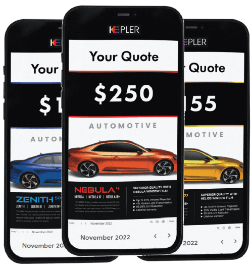 Automotive Window Tinting 20 Tint Quote for mobile view