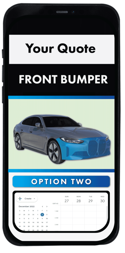Paint Protection Film 13 ppf front bumper